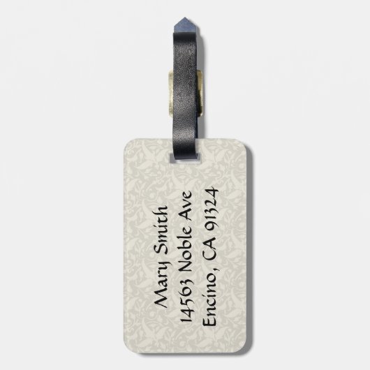 馬場馬術の平静及びPiaffeを保って下さい ラゲッジタグ (裏面縦)