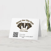 馬場馬術の秋の乗車のカスタム・カード シーズンカード (裏面)