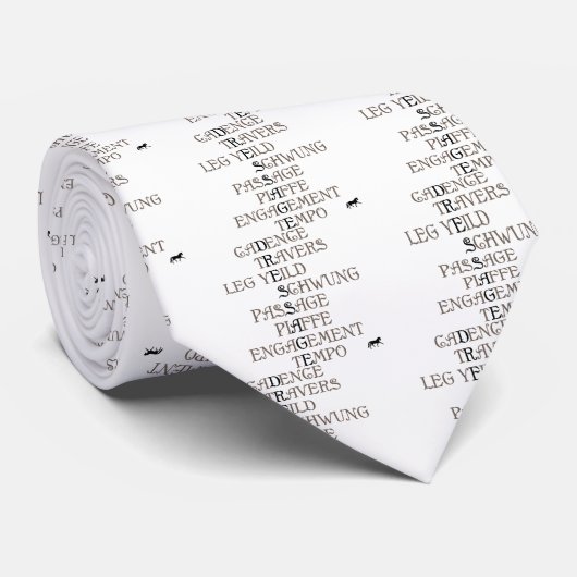 馬場馬術の言語 ネクタイ (ロール)