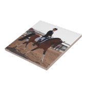馬場馬術の馬のタイル タイル (側面)