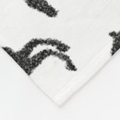 馬場馬術の馬のモザイクフリースブランケット フリースブランケット (角)