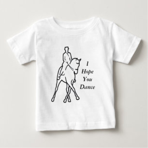 馬場馬術の馬の半分のパス-あなたが踊るIの希望 ベビーTシャツ