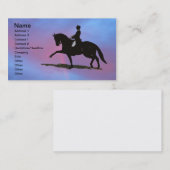 馬場馬術の馬の名刺 名刺 (正面/裏面)