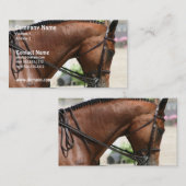 馬場馬術の馬の名刺 名刺 (正面/裏面)