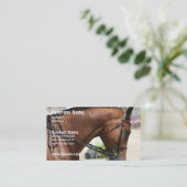 馬場馬術の馬の名刺 名刺 (スタンド正面)