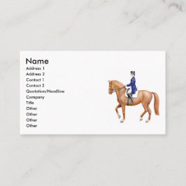 馬場馬術の馬の名刺 名刺