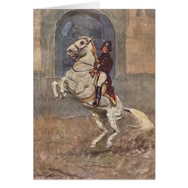 馬場馬術ショーの馬 (正面)