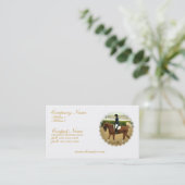 馬場馬術延長名刺 名刺 (スタンド正面)