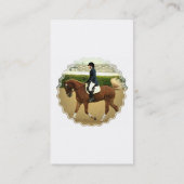 馬場馬術延長名刺 名刺 (裏面)