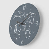 馬場馬術時の経過 ラージ壁時計 (傾斜)