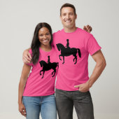 馬場馬術馬術馬上競技アイコン Tシャツ (ユニセックス)