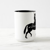 馬場馬術15ozのマグ マグカップ (中央)