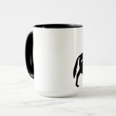 馬場馬術15ozのマグ マグカップ (正面左)
