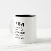 馬場 |祖父おもしろいは年老いた人のための ツートーンマグカップ (正面左)