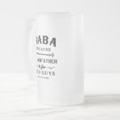 馬場 |祖父おもしろいは年老いた人のための フロストグラスビールジョッキ (正面左)