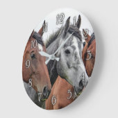 馬壁時計 ラージ壁時計 (傾斜)