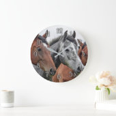 馬壁時計 ラージ壁時計 (ホーム)