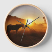 馬壁時計 壁時計 (正面)
