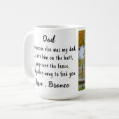 馬好きおもしろい馬術のカスタム写真 コーヒーマグカップ (正面左)