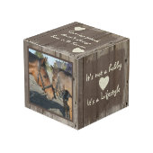 馬好きと引用文素朴 フォトキューブ (正面アングル)