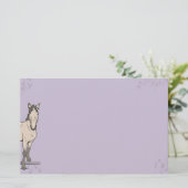 馬好きのための愛らしい馬グッズ ウェルカム 便箋 (スタンド正面)