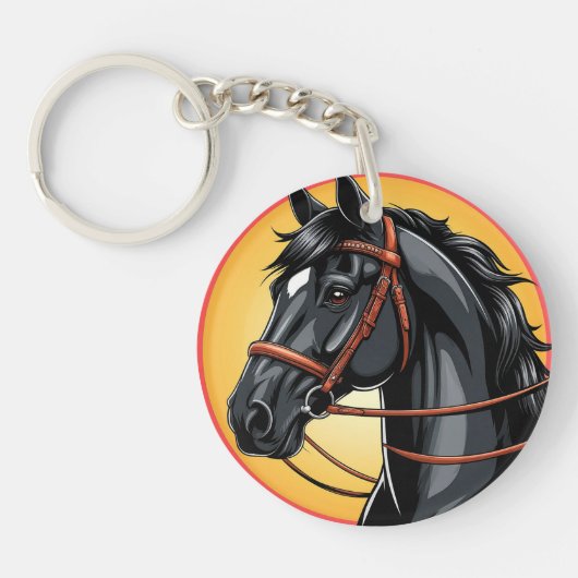 🐴 馬好きのための日常使いギフト 🐴 キーホルダー (正面)