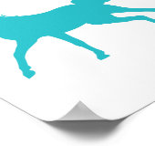 馬好きのポスパーソナライズされたター。 ポスター (角)