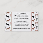 馬好きの名刺 名刺 (正面)