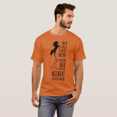 馬好きの引用 少年 Tシャツ (正面フル)