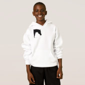 馬好きはフード付きスウェットシャツをからかいます (正面フル)