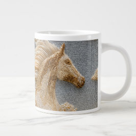 馬好きへの贈り物に最適な高級陶器 ジャンボコーヒーマグカップ
