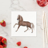 馬好きカントリーウエスタンポニーエクストリアンパーティー スタンダードカクテルナプキン (インサイチュ)