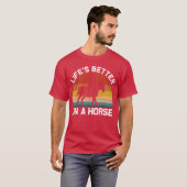 馬好きガールフレンド Tシャツ (正面フル)