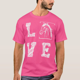馬好きギフト乗馬スポーツ馬 Tシャツ