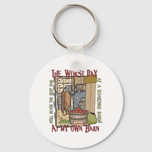 馬好きギフト キーホルダー (正面)