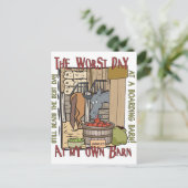 馬好きギフト ポストカード (スタンド正面)