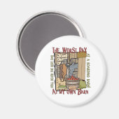 馬好きギフト マグネット (正面/裏面)