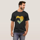 馬好きハートの贈り物 Tシャツ (正面フル)