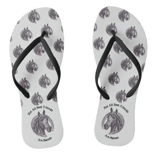 馬好きバーンアニマルヴィンテージスケッチフ最高のァット ビーチサンダル (ソール)