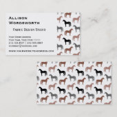 馬好きパターン 名刺 (正面/裏面)