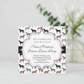 馬好きパターン 招待状 (スタンド正面)