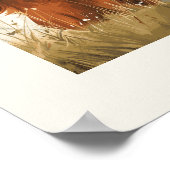 馬好きパーソナライズされたアート誕生日ポスター ポスター (角)