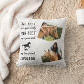 馬好きパーソナライズされたウマ科の写真馬術 クッション (ブランケット)