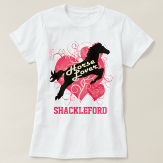 馬好きパーソナライズなShackleford Tシャツ