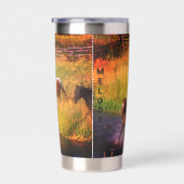 馬好きリバーシーン 保温保冷タンブラー (右面)