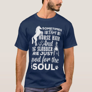 馬好きレトロ Tシャツ