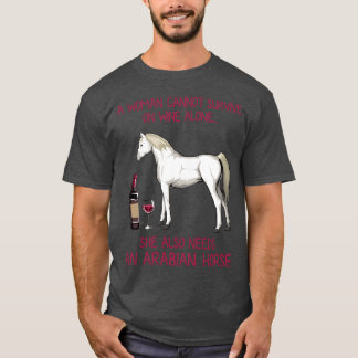 馬好きワイン好き男子 Tシャツ