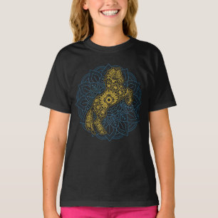 馬好き乗馬曼荼羅馬 Tシャツ