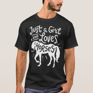 馬好き動物魔女 Tシャツ