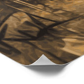 馬好き女性のカーボーイアートポスター ポスター (角)